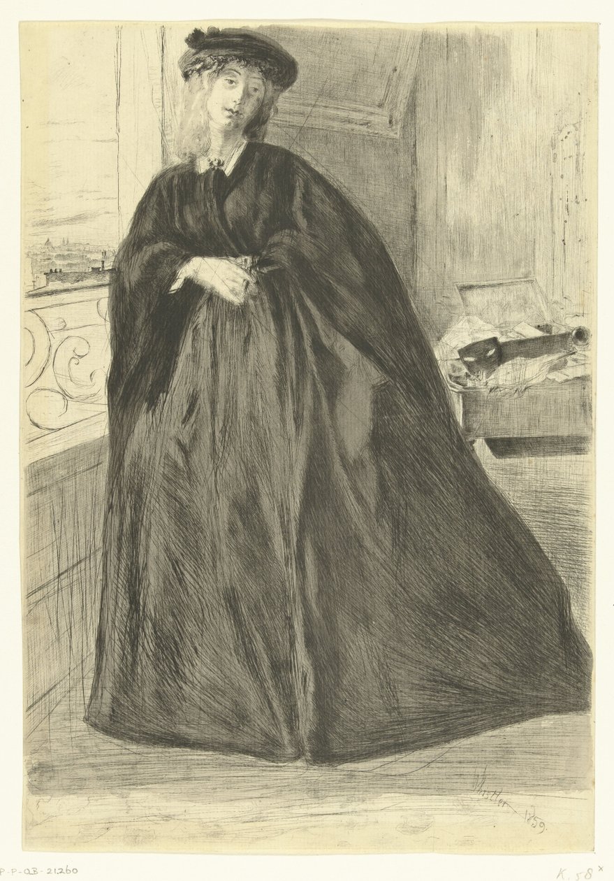 Portret Finette autorstwa James Abbott McNeill Whistler