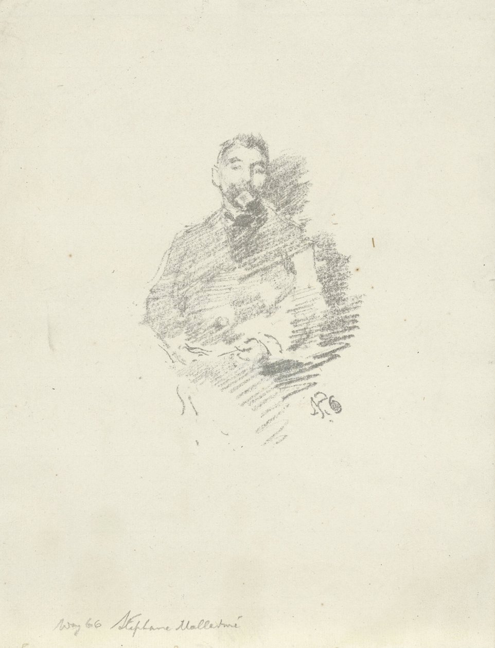 Portret Stéphane Mallarmé autorstwa James Abbott McNeill Whistler