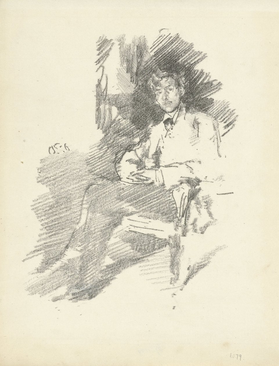 Portret Waltera Sickerta autorstwa James Abbott McNeill Whistler