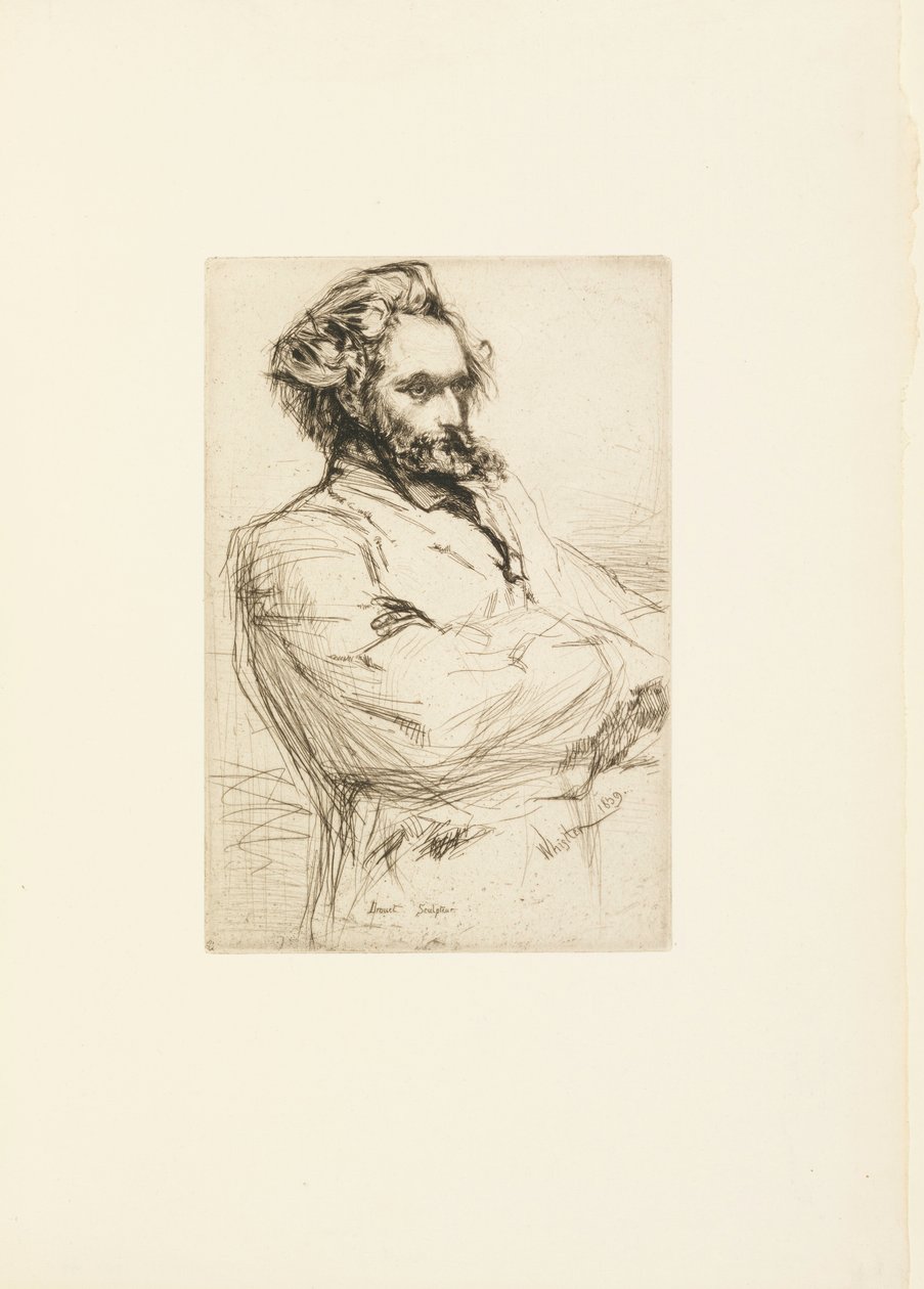 Druk, Drouet autorstwa James Abbott McNeill Whistler