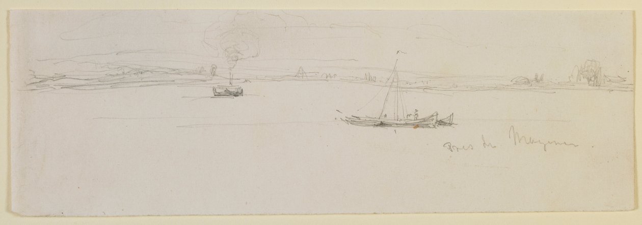 Niedaleko Moguncji, 1858. autorstwa James Abbott McNeill Whistler