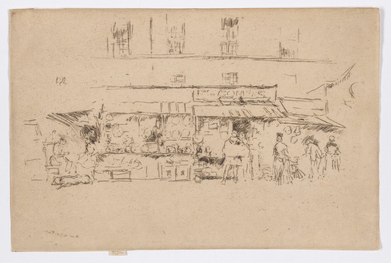 Quai de Montebello autorstwa James Abbott McNeill Whistler