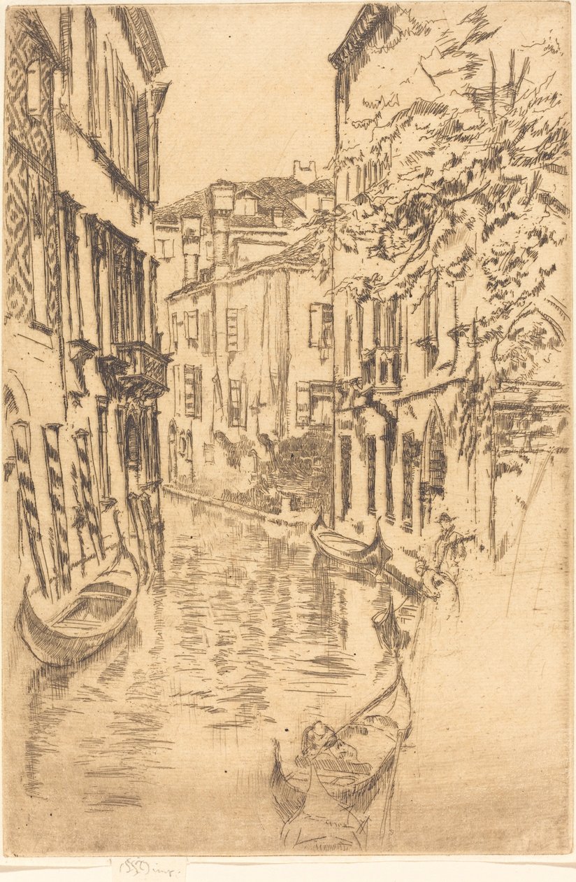 Cichy Kanał, 1880. autorstwa James Abbott McNeill Whistler