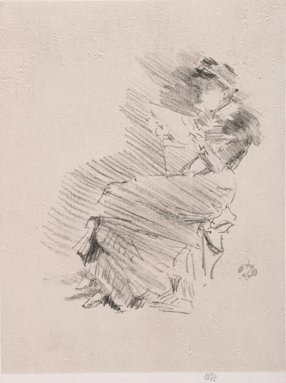 Czytanie, 1879. autorstwa James Abbott McNeill Whistler