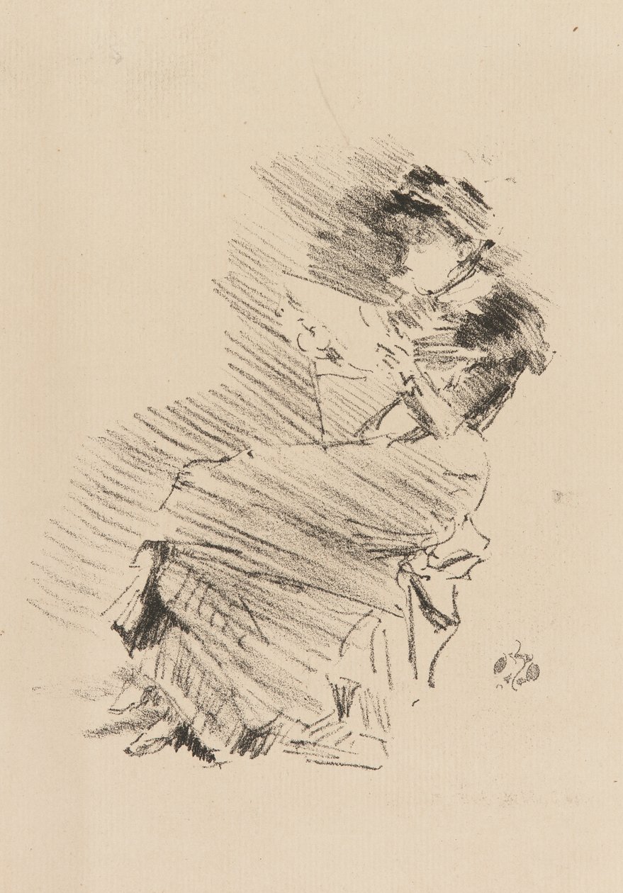 Czytanie, 1879 i 1887. autorstwa James Abbott McNeill Whistler