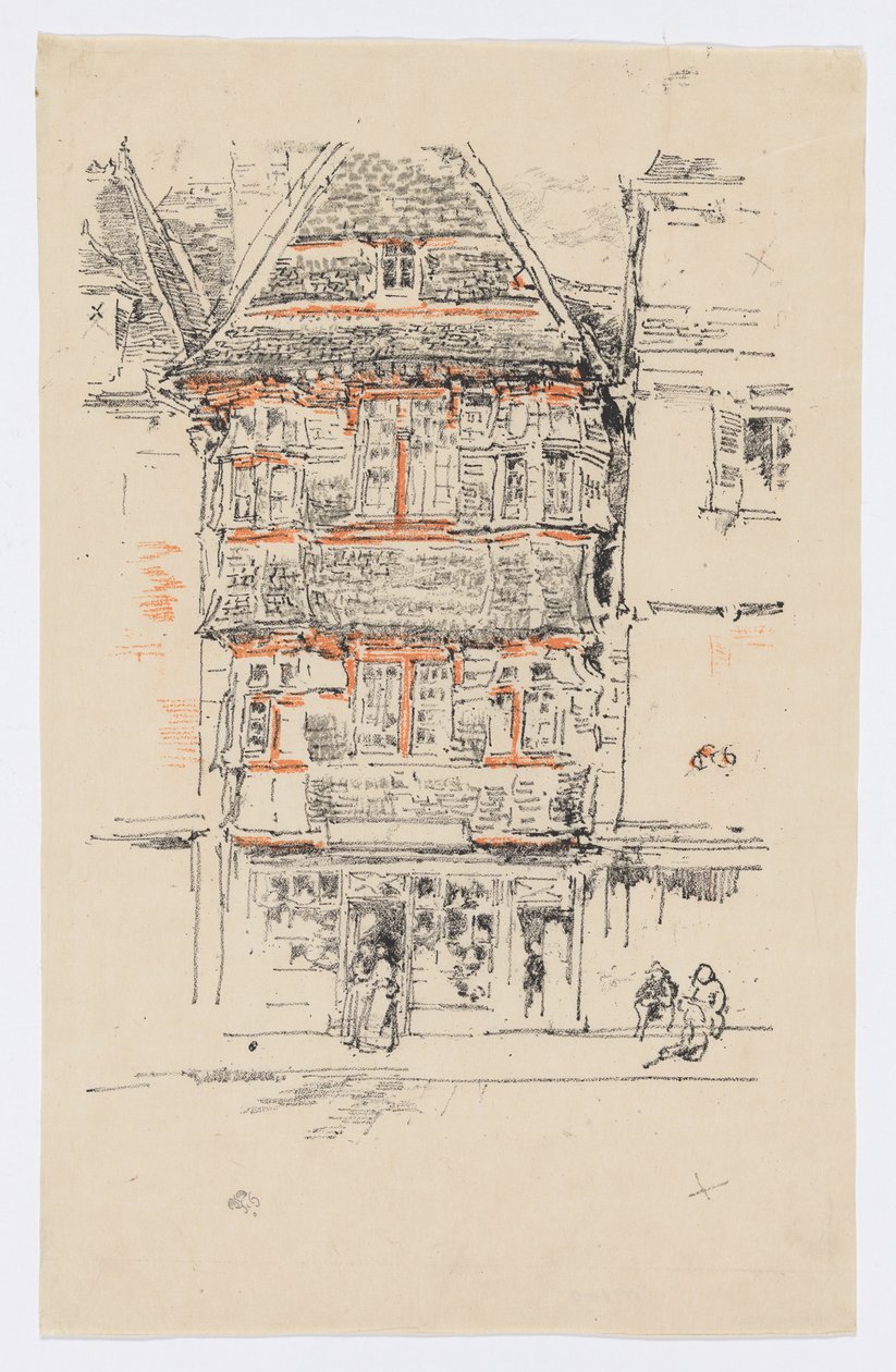 Red House, Paimpol autorstwa James Abbott McNeill Whistler
