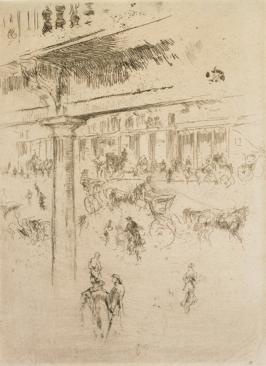 Kwadrant Regenta, 1880-1881. autorstwa James Abbott McNeill Whistler