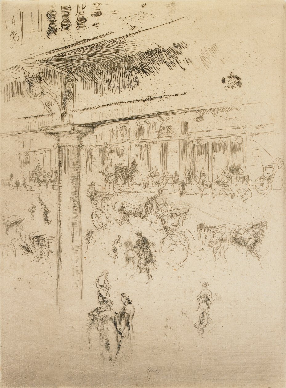 Kwadrant Regenta, 1880-1881. autorstwa James Abbott McNeill Whistler