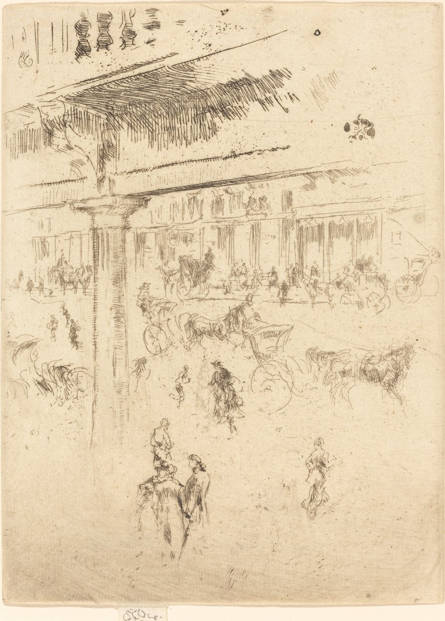 Kwadrant Regenta, 18801881. autorstwa James Abbott McNeill Whistler