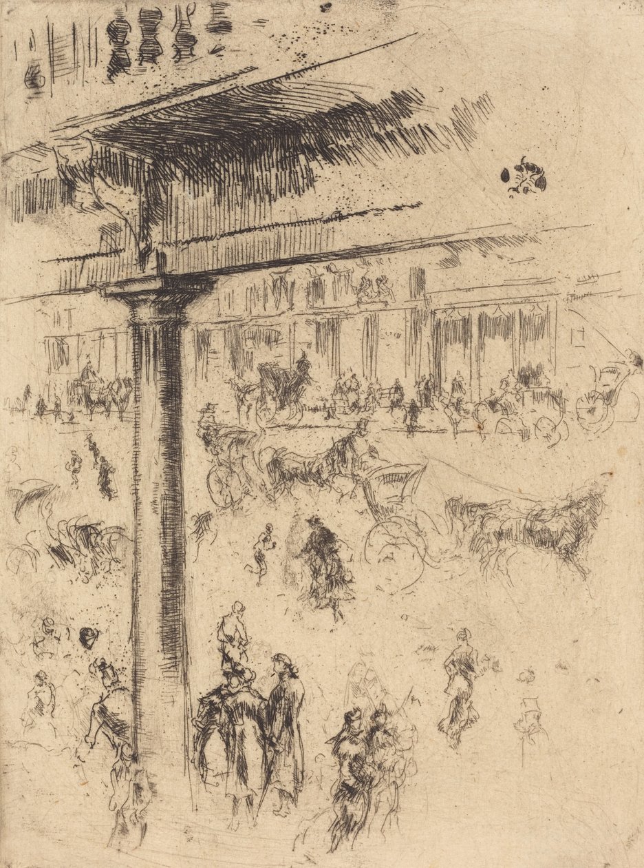 Kwadrant Regenta, 18801881. autorstwa James Abbott McNeill Whistler