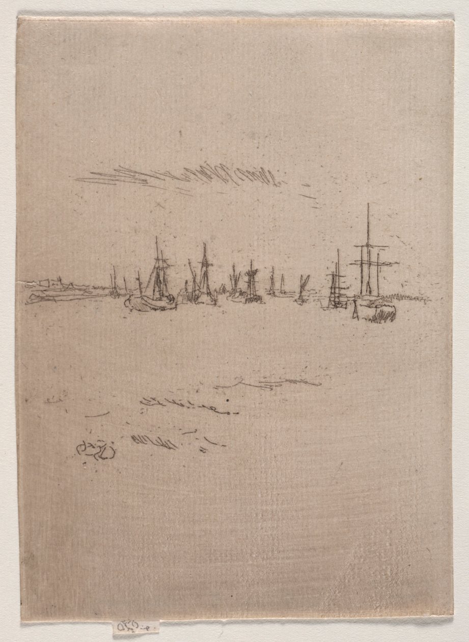 Wróć do Tilbury. autorstwa James Abbott McNeill Whistler