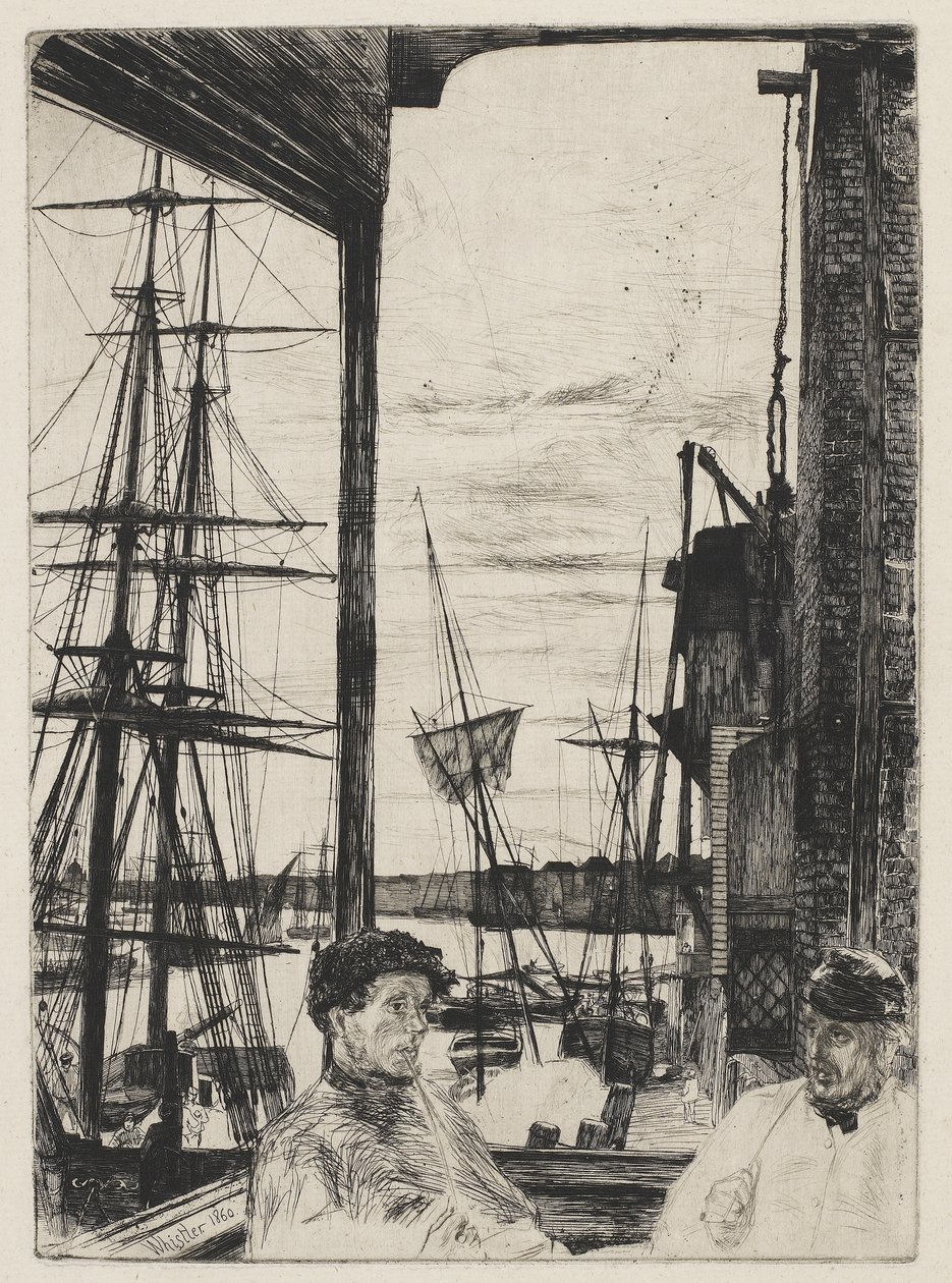 Rotherhithe autorstwa James Abbott McNeill Whistler