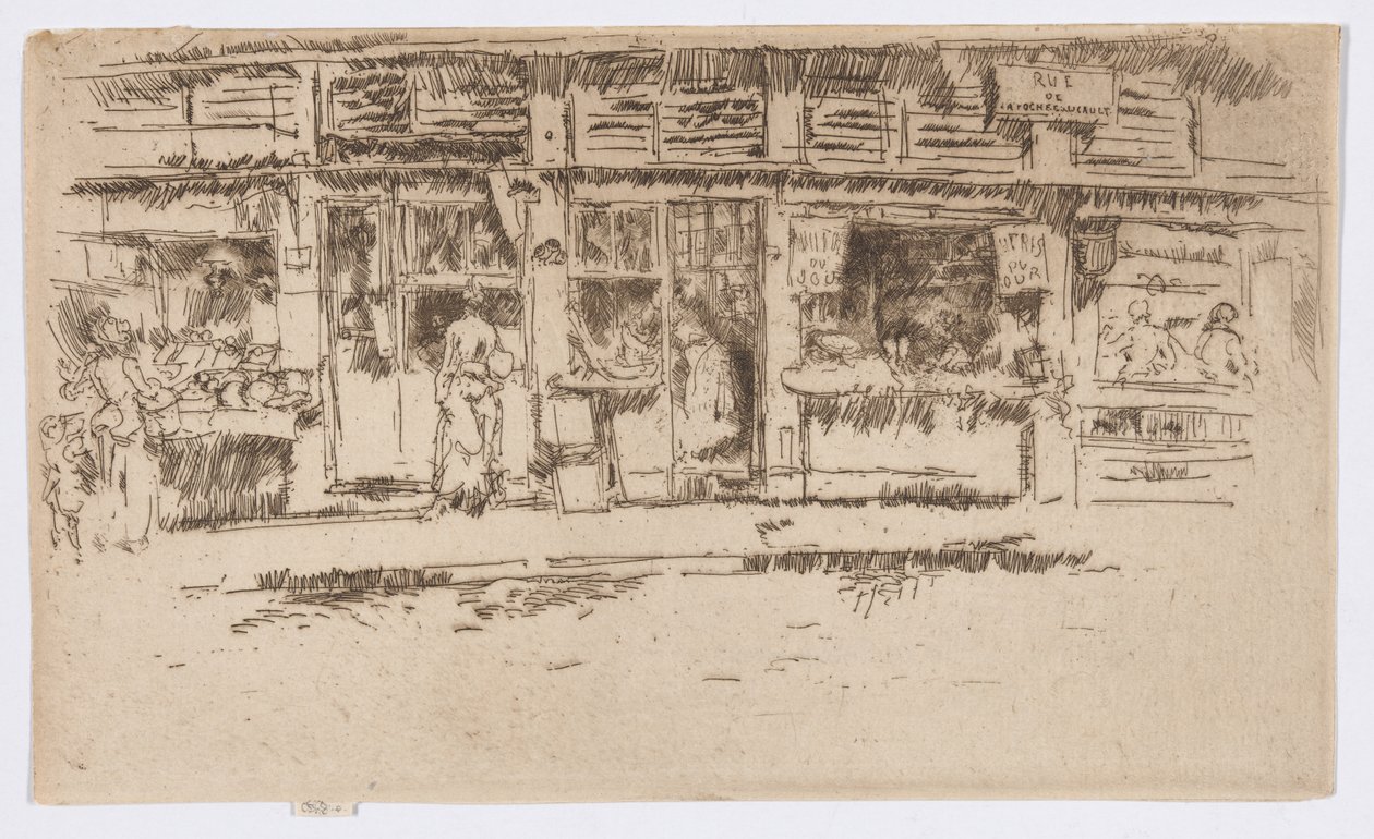 Rue de la Rochefoucault autorstwa James Abbott McNeill Whistler