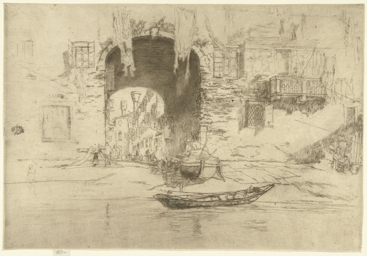 San Biagio Zestaw dwudziestu sześciu akwafort (tytuł serii) autorstwa James Abbott McNeill Whistler