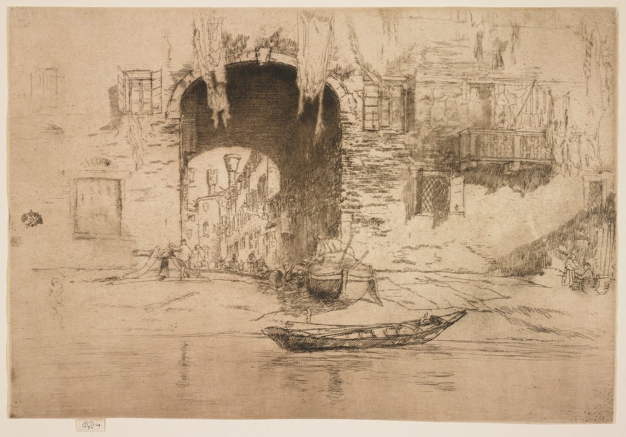 San Biagio z drugiej serii weneckiej autorstwa James Abbott McNeill Whistler