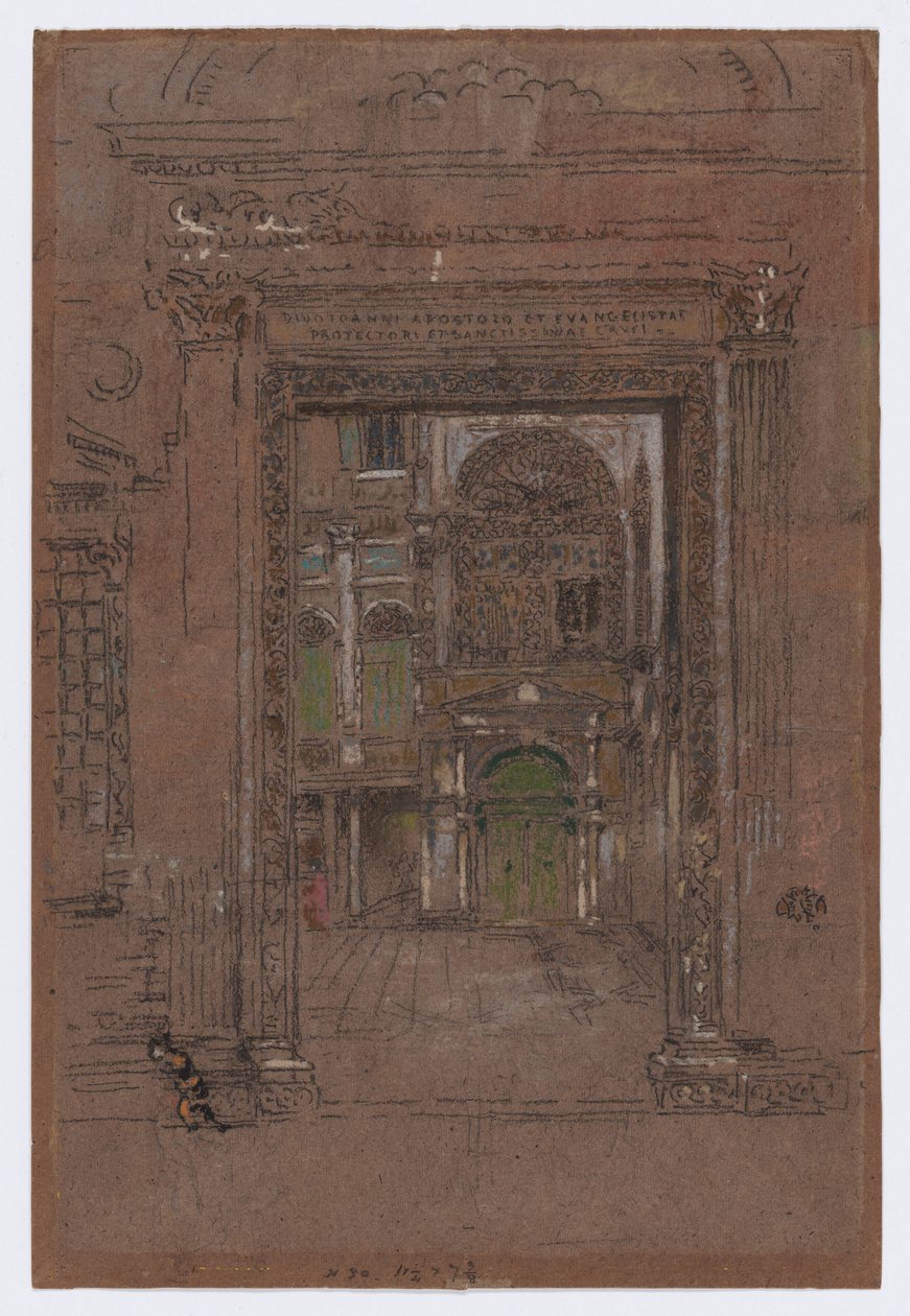 Święty Jan Apostoł i Ewangelista autorstwa James Abbott McNeill Whistler