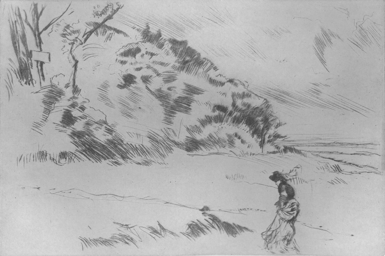 Speke Shore, c1875, 1904 autorstwa James Abbott McNeill Whistler