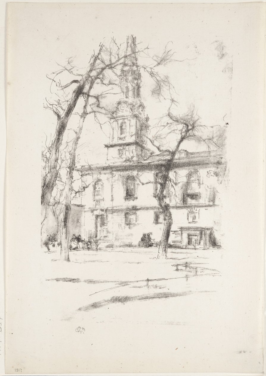 St Giles-in-the-Fields, 1896 autorstwa James Abbott McNeill Whistler
