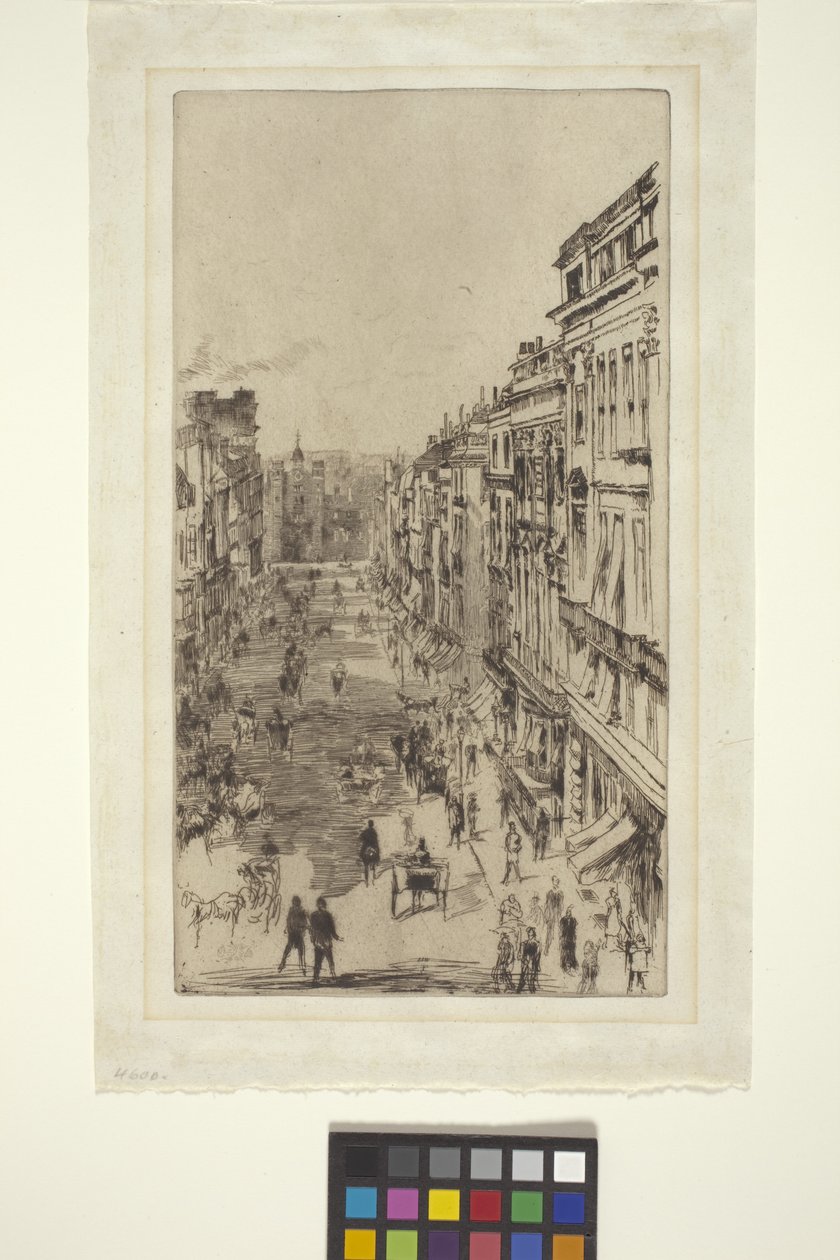 St. James Street (akwaforta) autorstwa James Abbott McNeill Whistler