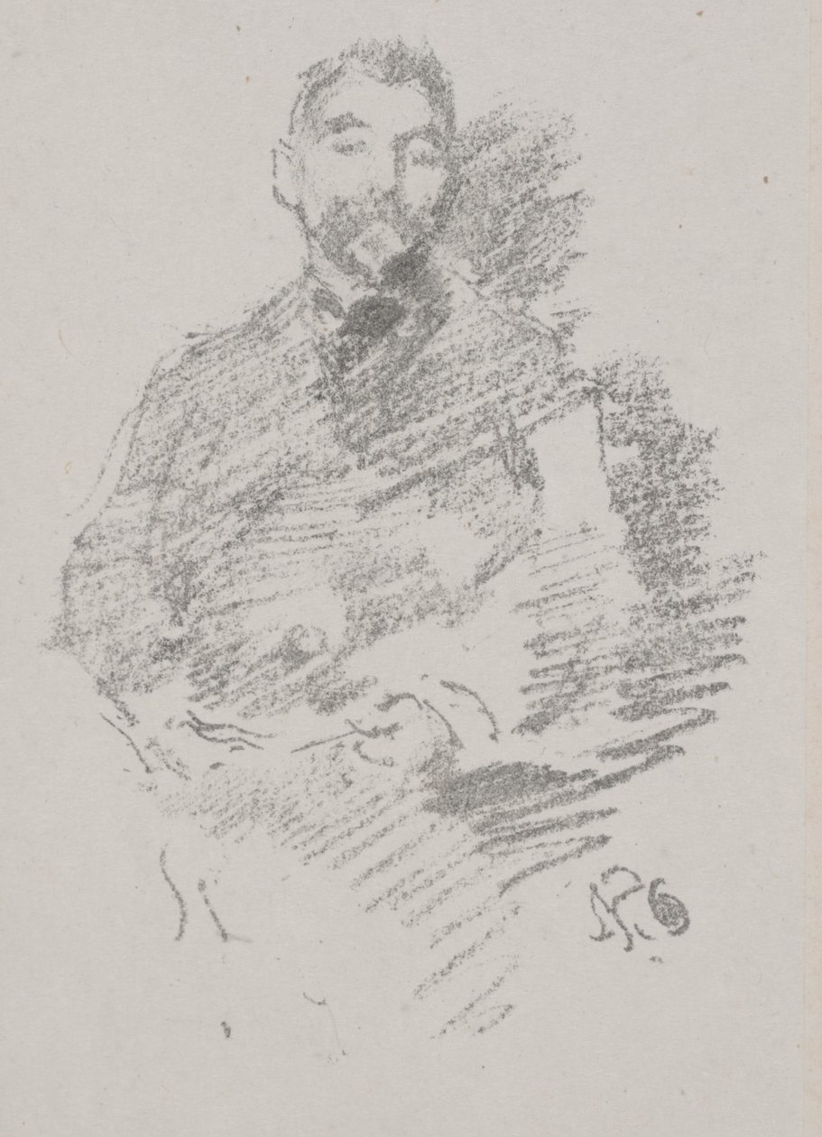 Stephane Mallarme autorstwa James Abbott McNeill Whistler