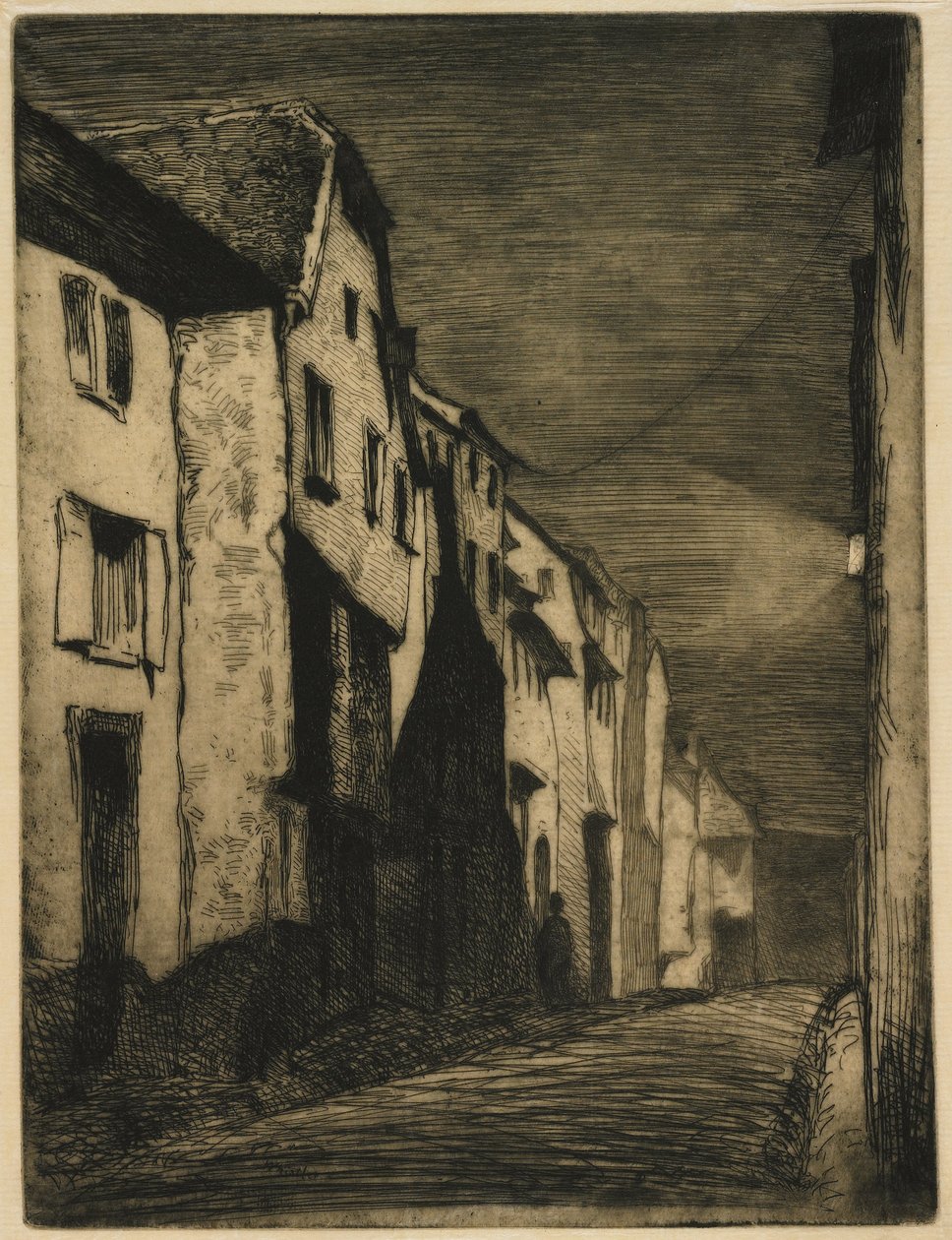 Ulica w Saverne autorstwa James Abbott McNeill Whistler