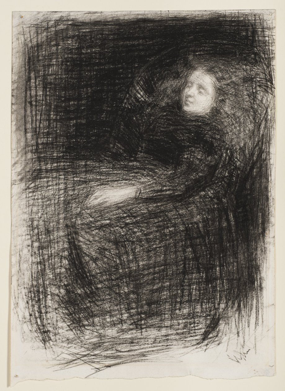 Studium do „Śpiącego”, 1863 autorstwa James Abbott McNeill Whistler