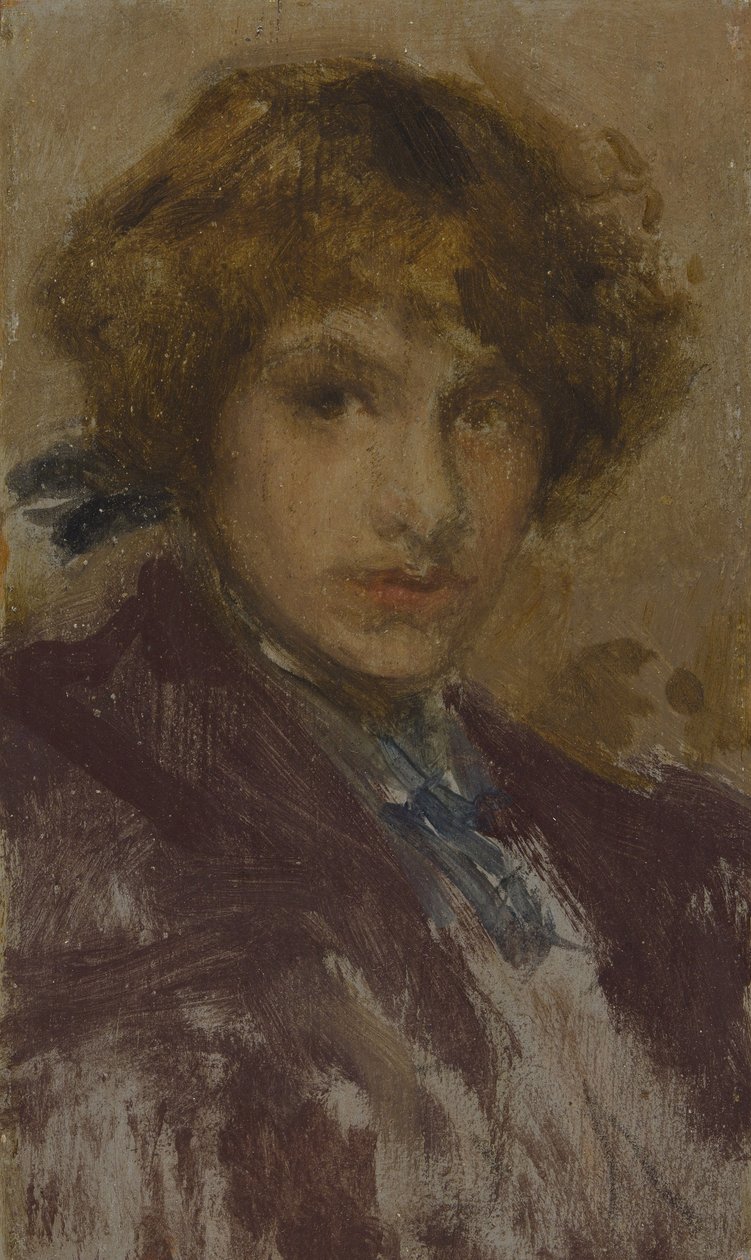 Badanie głowy i ramion młodej dziewczyny autorstwa James Abbott McNeill Whistler