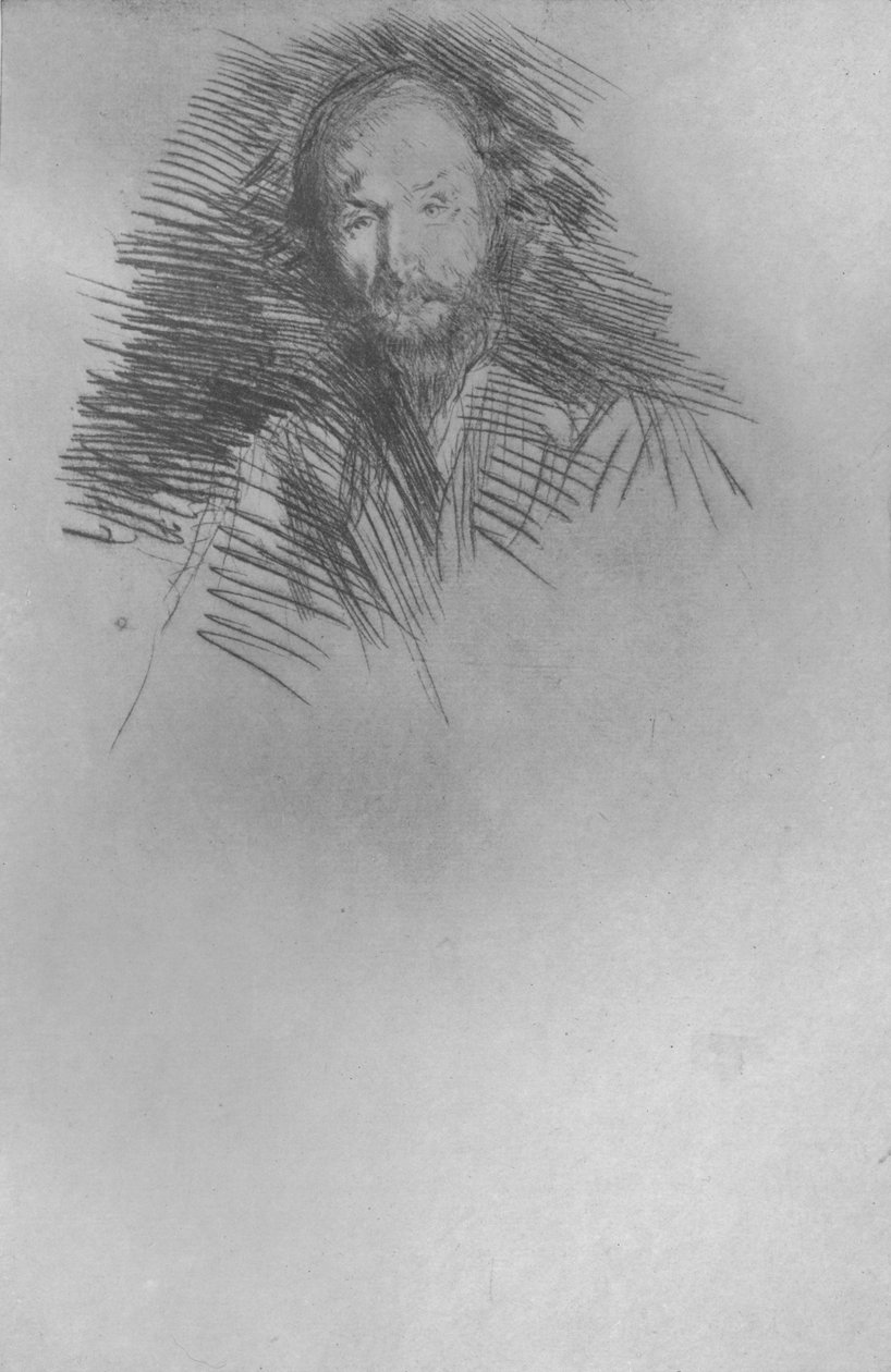 Swinburne, ok. 1877, 1904 autorstwa James Abbott McNeill Whistler