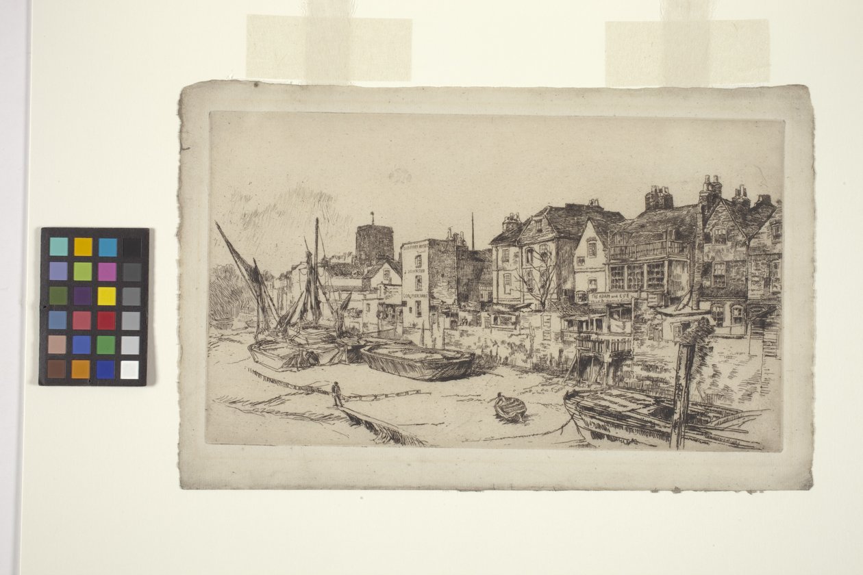 O "Adão e Eva", Old Chelsea (gravura) polonês autorstwa James Abbott McNeill Whistler