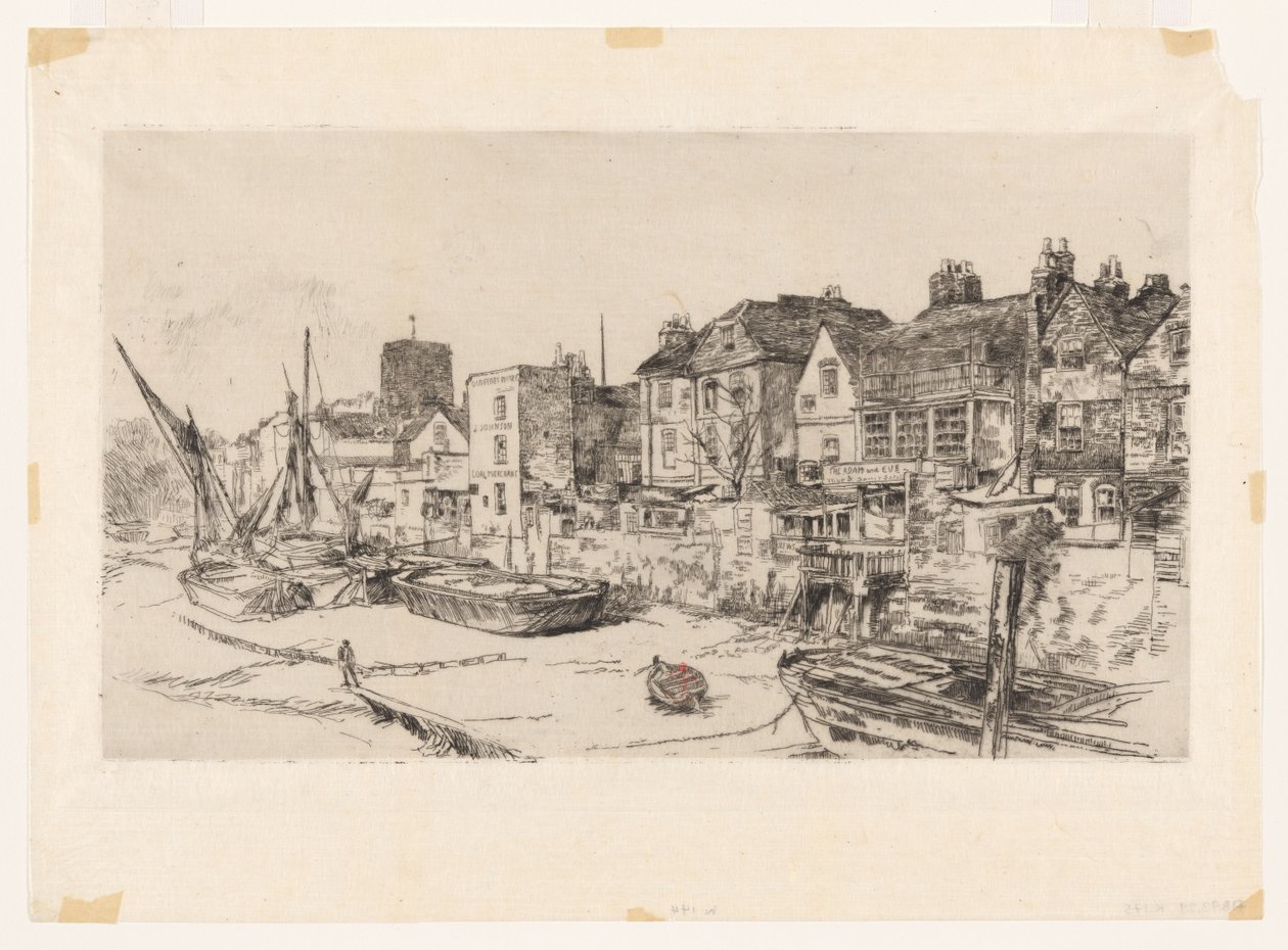 Adam i Ewa, Old Chelsea autorstwa James Abbott McNeill Whistler