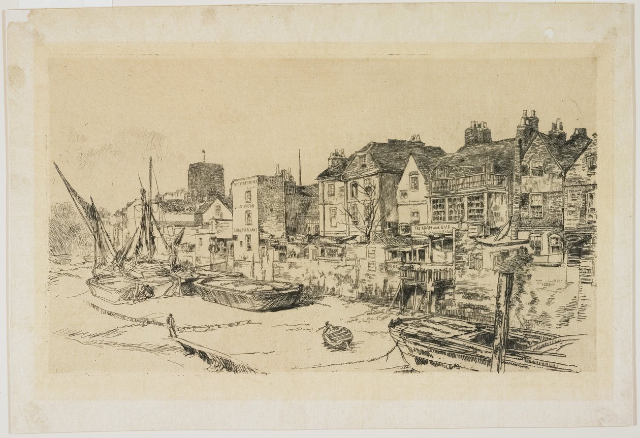 Adam i Ewa, stare Chelsea autorstwa James Abbott McNeill Whistler