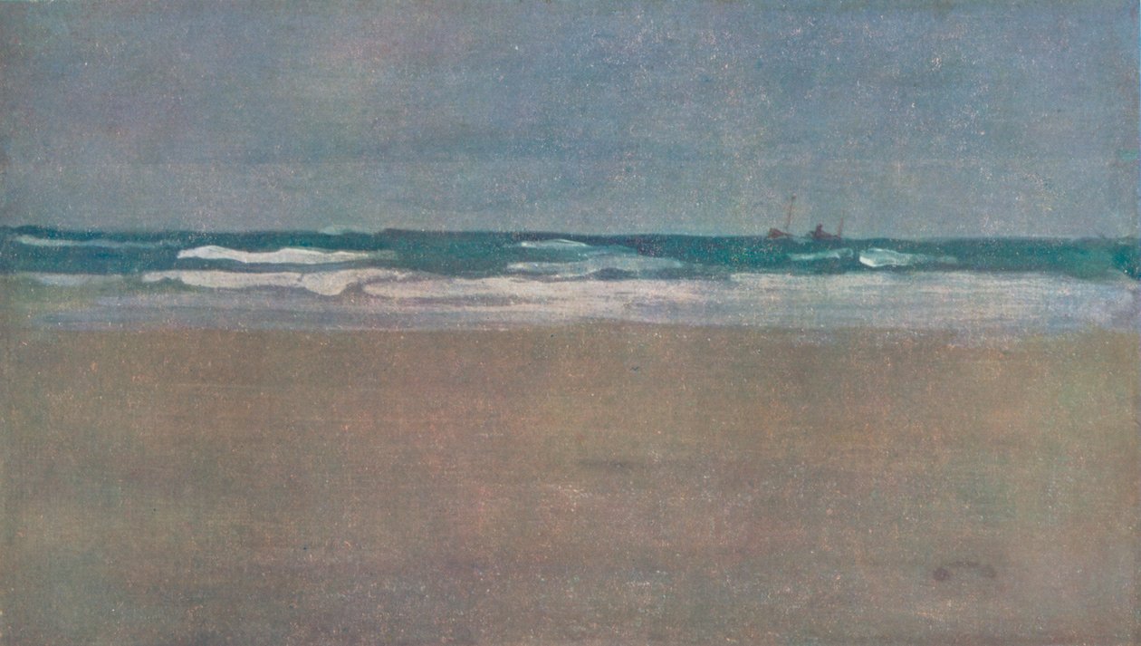 Gniewne morze, 1884, 1904 autorstwa James Abbott McNeill Whistler