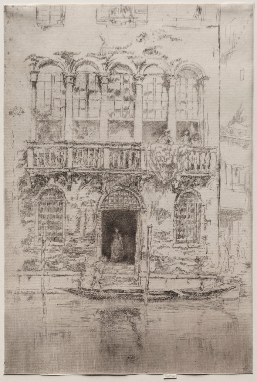 Balkon, ok. godz. 1880. autorstwa James Abbott McNeill Whistler