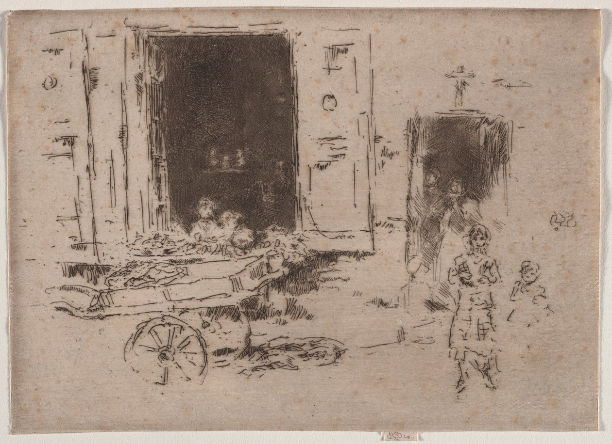Kurhan, Bruksela. autorstwa James Abbott McNeill Whistler