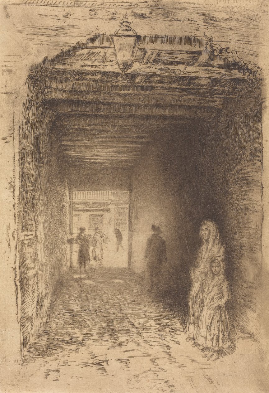 Żebracy, 18791880. autorstwa James Abbott McNeill Whistler