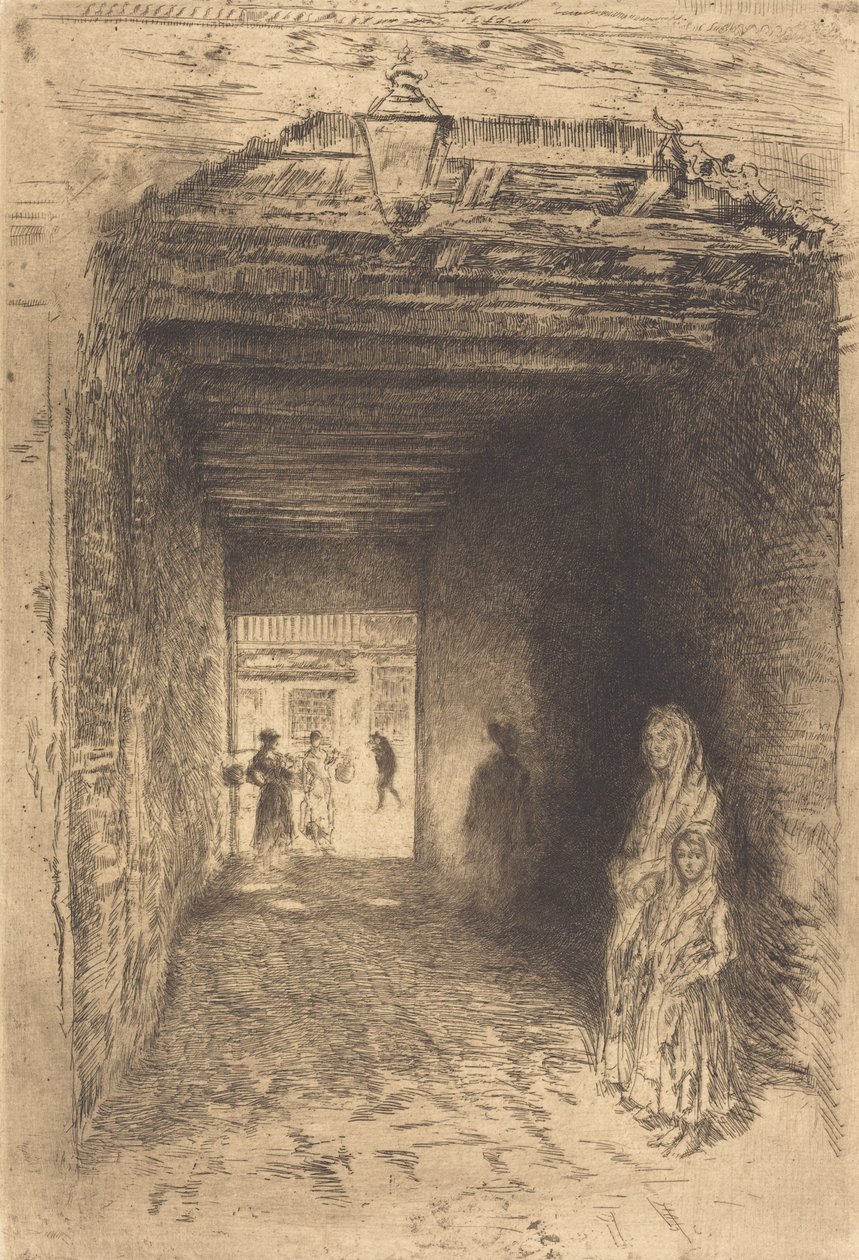 Żebracy, 18791880. autorstwa James Abbott McNeill Whistler