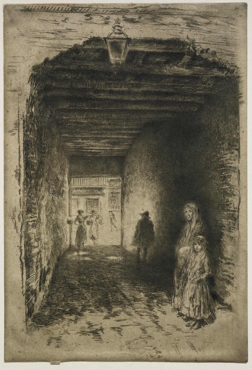 Żebracy, 1880. autorstwa James Abbott McNeill Whistler