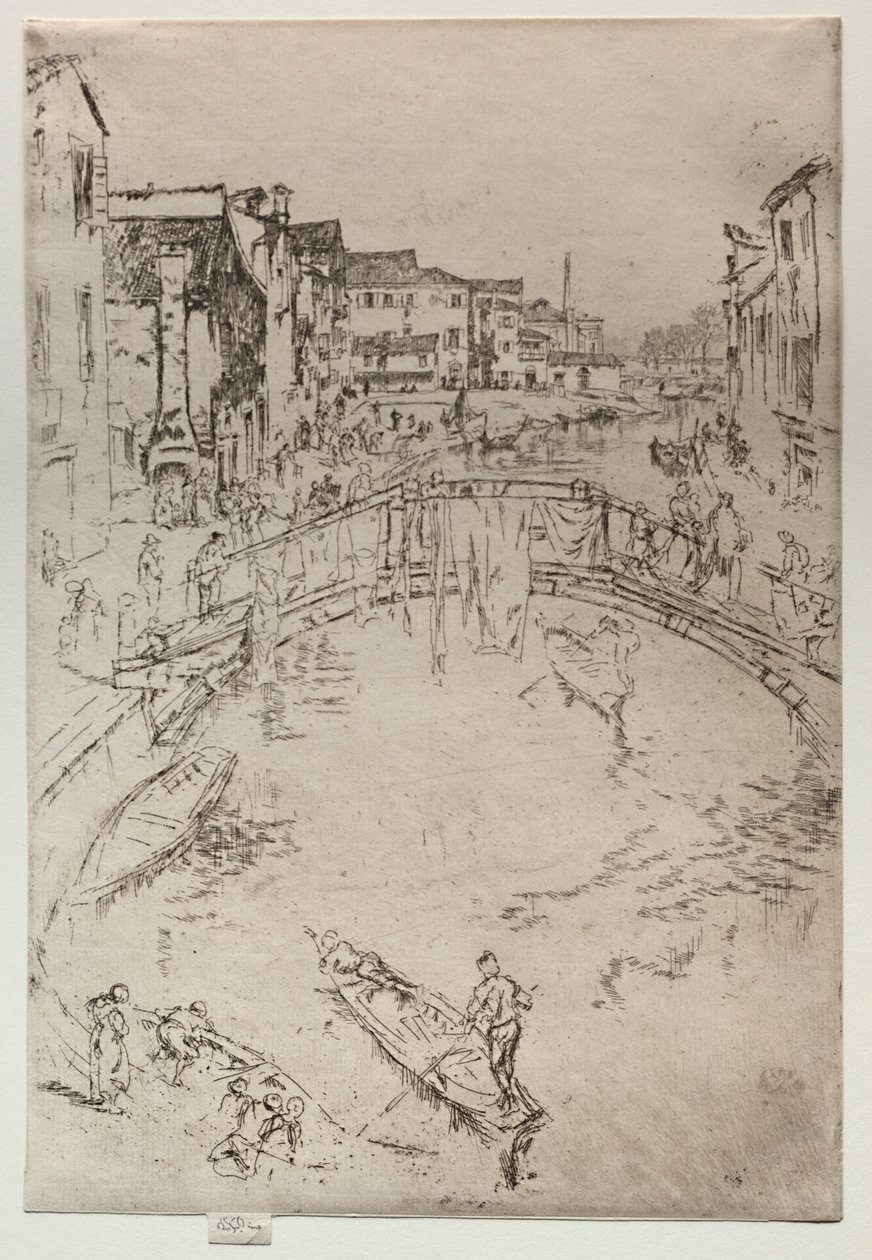 Most. autorstwa James Abbott McNeill Whistler
