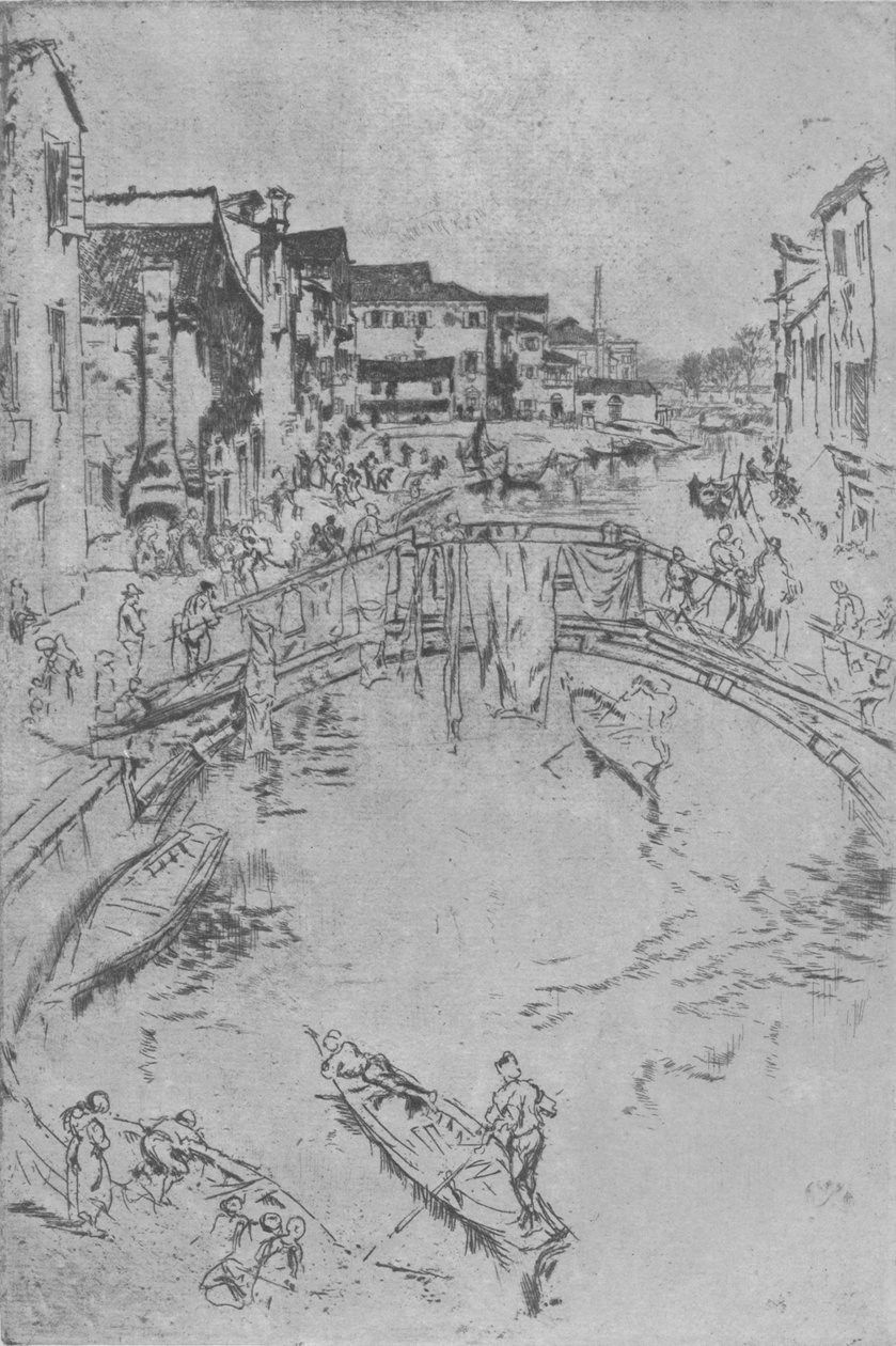 Most, ok. 1880, 1904 autorstwa James Abbott McNeill Whistler