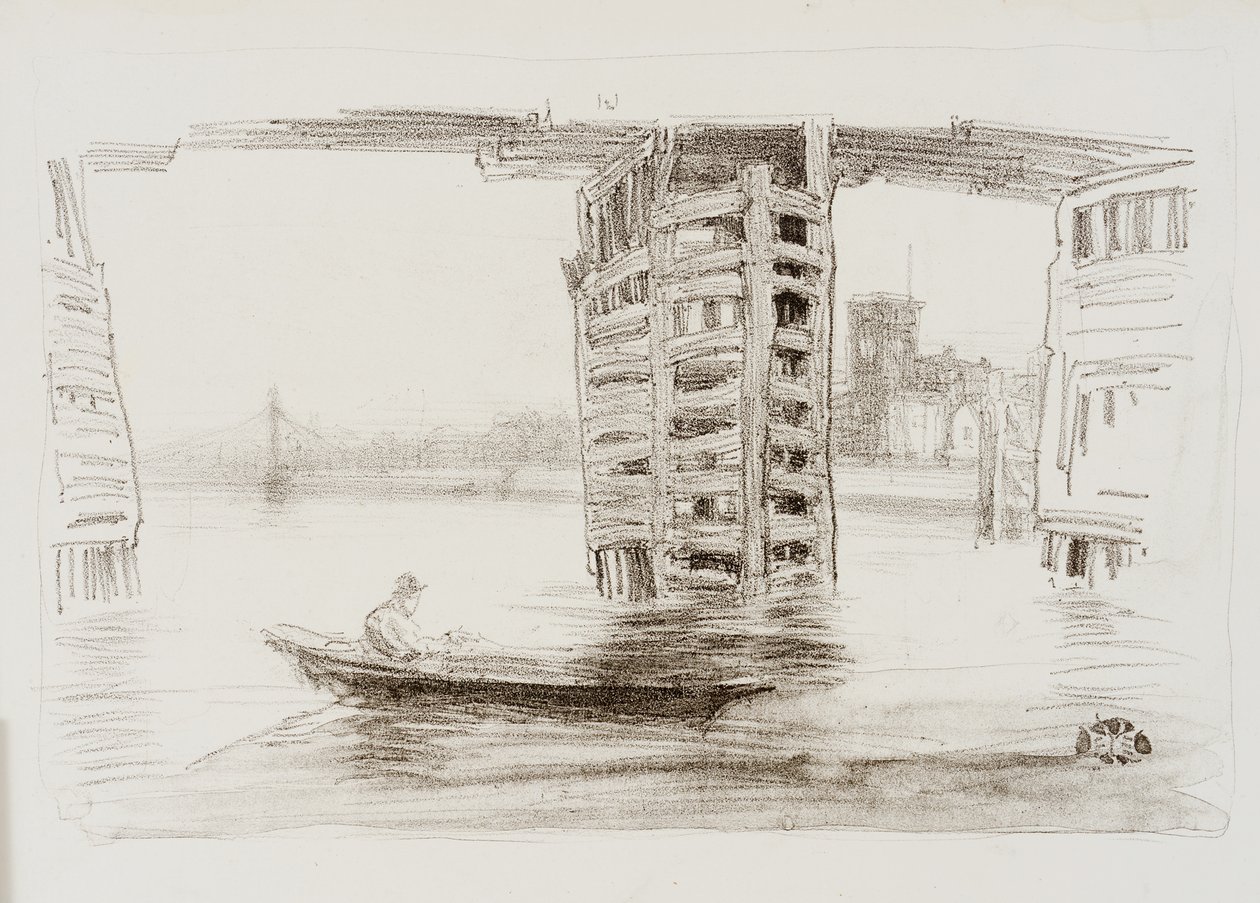 Szeroki most, 1878. autorstwa James Abbott McNeill Whistler