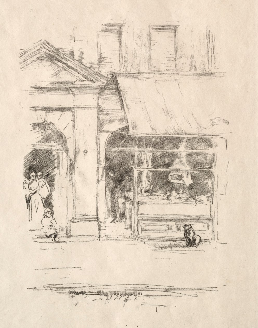 Pies Rzeźnik, 1896. autorstwa James Abbott McNeill Whistler