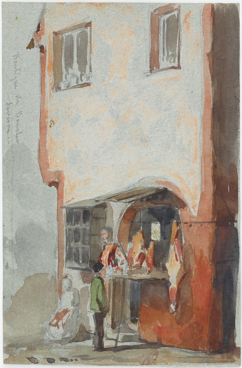Sklep mięsny autorstwa James Abbott McNeill Whistler