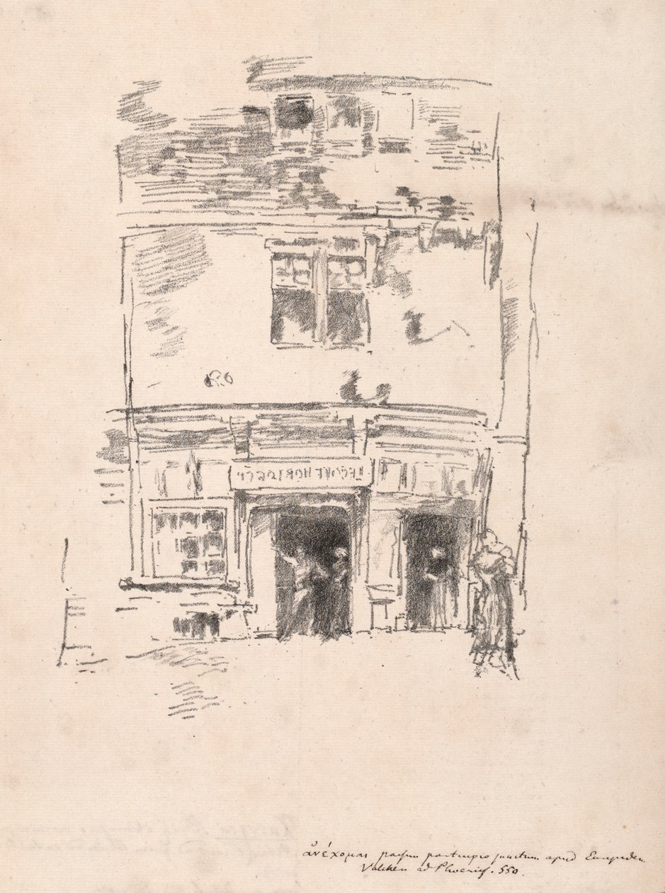 Zegarmistrzowie, Paimpol, 1893. autorstwa James Abbott McNeill Whistler