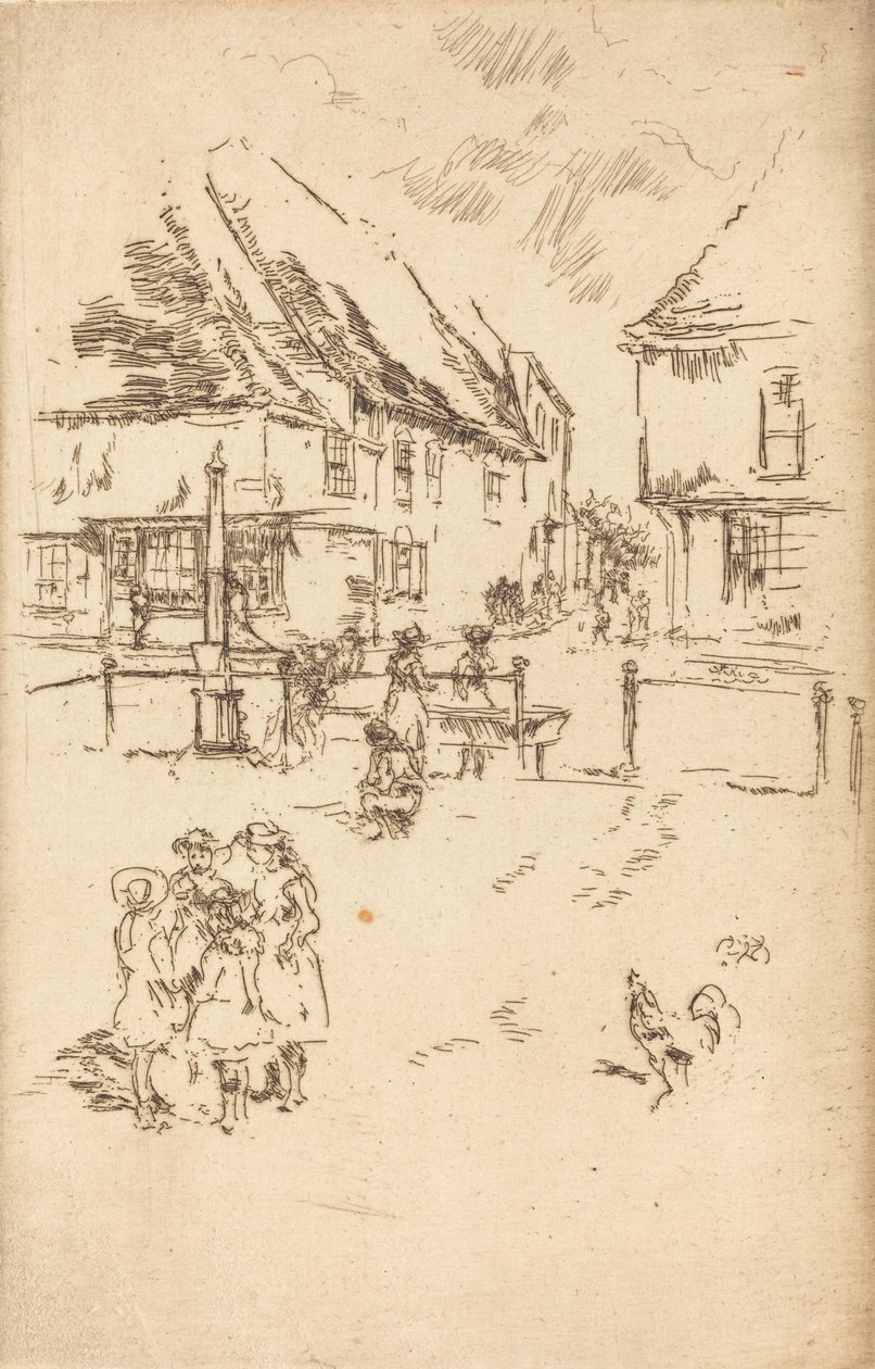 Kogut i pompa, c. 1887. autorstwa James Abbott McNeill Whistler