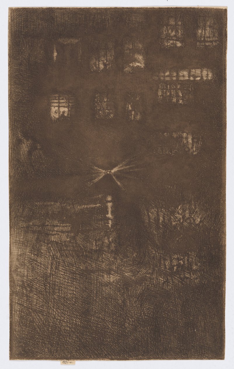 The Dance House: Nocturne autorstwa James Abbott McNeill Whistler
