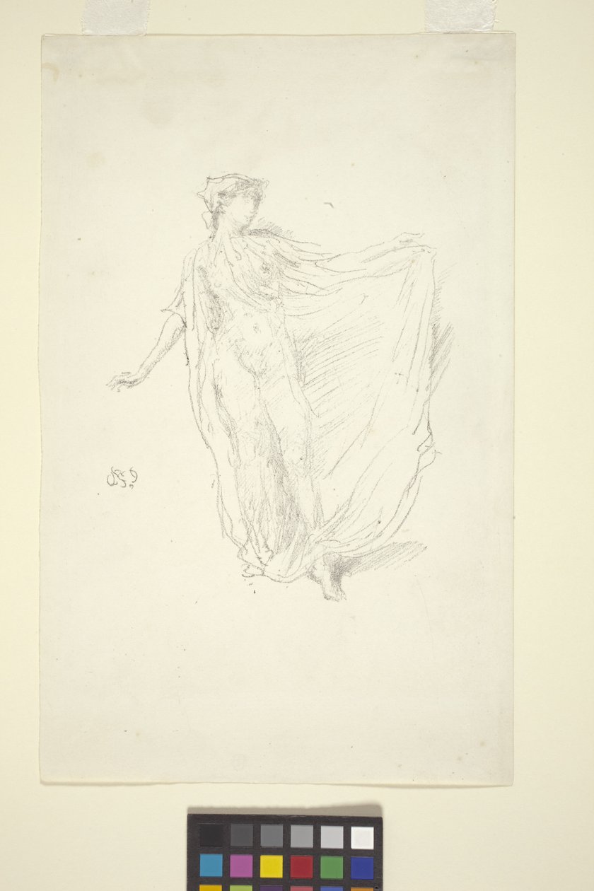 Tańcząca dziewczyna (litografia transferowa) autorstwa James Abbott McNeill Whistler