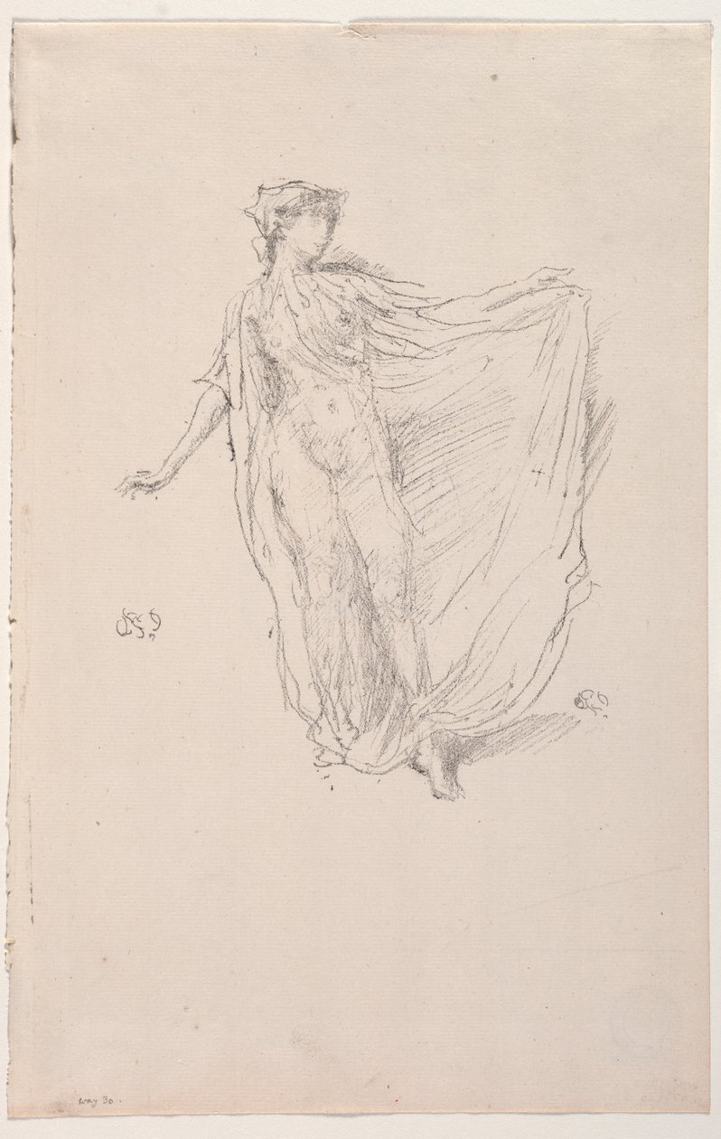 Tańcząca dziewczyna, 1890. autorstwa James Abbott McNeill Whistler