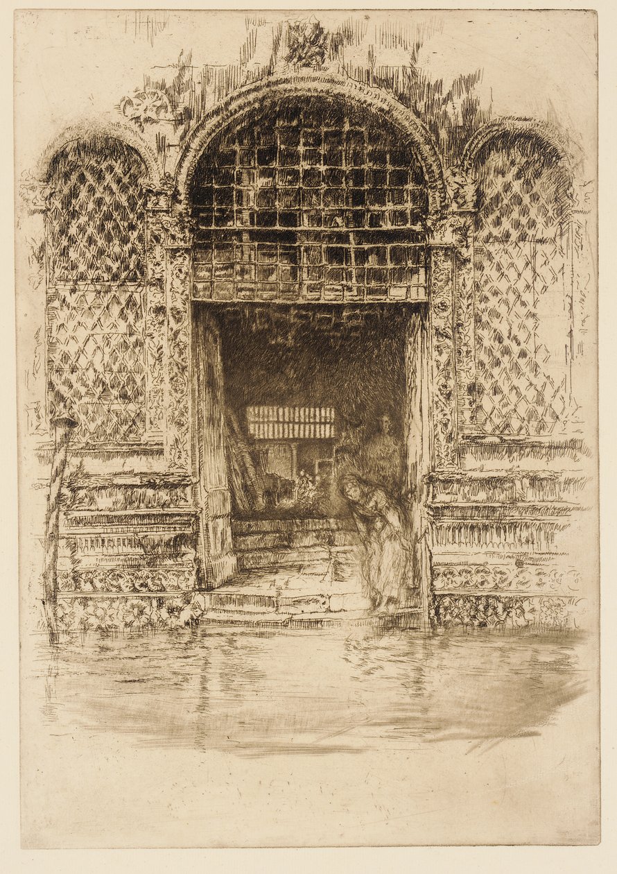 Drzwi, 1879-1880. autorstwa James Abbott McNeill Whistler
