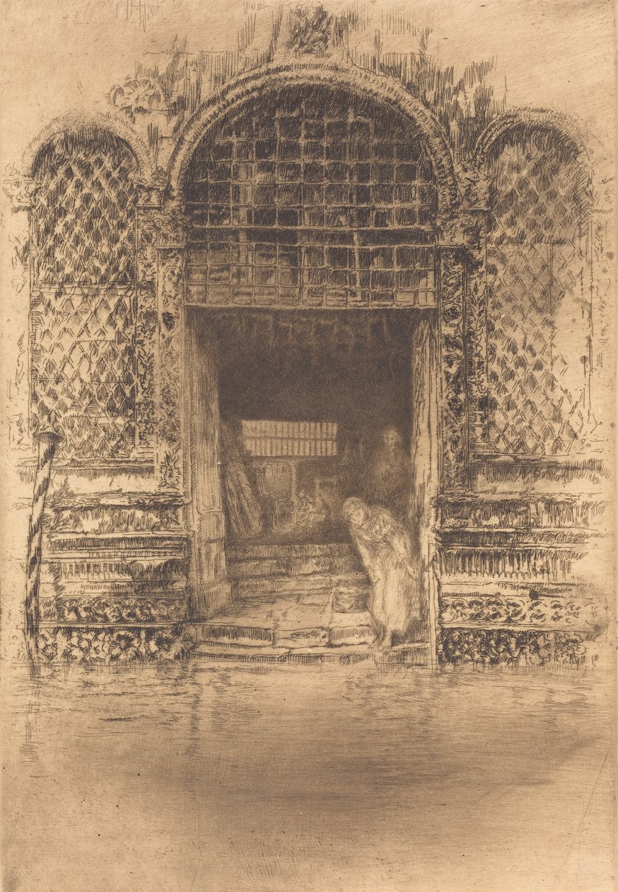 Drzwi, 1880. autorstwa James Abbott McNeill Whistler
