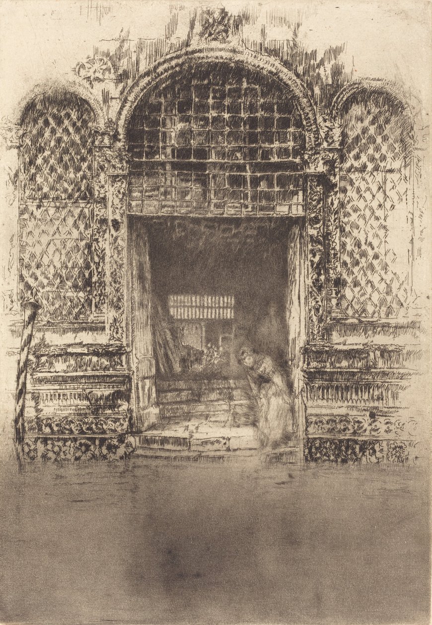 Drzwi, 1880. autorstwa James Abbott McNeill Whistler